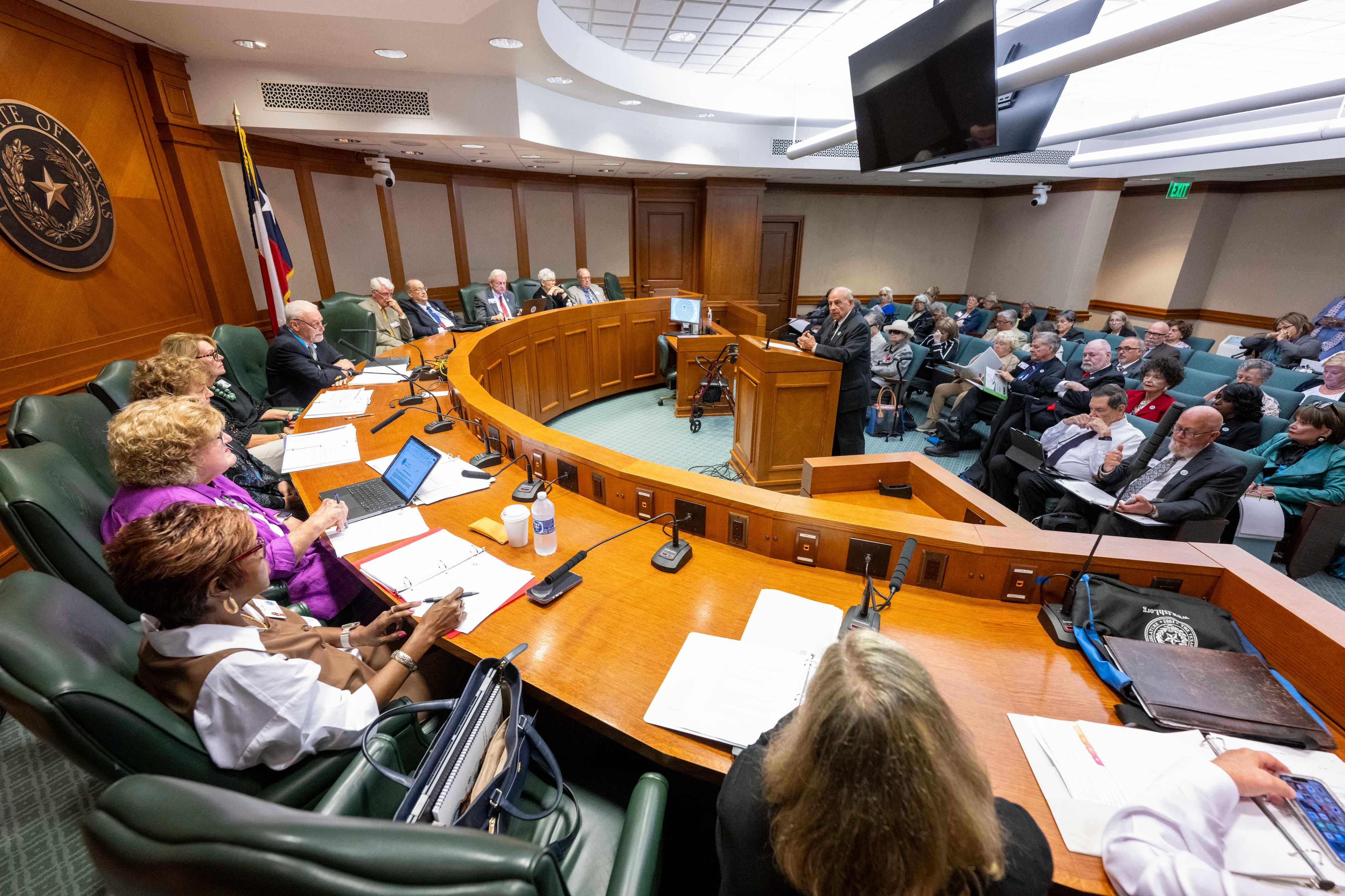 TSHL Foundation event — member speaking at podium